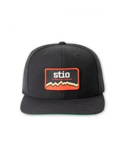 Stio A Mountain Company Hat - Durable & Stylish Outdoor Accessory -Stio Sales Shop A Mountain Company Patch Trucker Hat Black