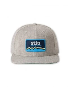 Stio A Mountain Company Hat - Durable & Stylish Outdoor Accessory -Stio Sales Shop A Mountain Company Patch Trucker Hat Gray Heather