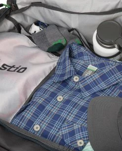 Stio Basin XT Duffel 90L - Durable Camp & Lifestyle Duffel Bag -Stio Sales Shop Basin XT Duffel 90L Boundary Black Detail Organization Pockets 07cc69c6 94c7 49bf a8a4 48b1a0390868