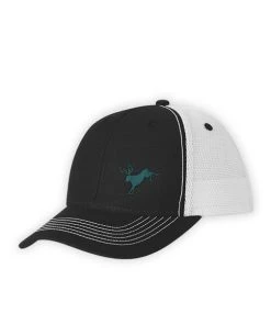 Stio Kids' Bucking Jack Trucker Hat - Stylish & Durable Accessories for Kids -Stio Sales Shop Bucking Jackalope Trucker DarkGreyWhite F19