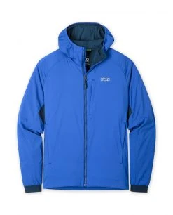 Stio Men's Alpiner Hooded Jacket - Lightweight Insulated Jacket for Camping, Hiking, Skiing & Snowboarding