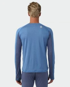 Stio Men's Basis Power Wool™ Crew - Moisture-Wicking Baselayer for Hiking, Running, Skiing & Snowboarding -Stio Sales Shop M Basis Power Wool Crew Alpine Lake 3 537a7b9d 6b14 4438 b08c 1a92e04ab6d1