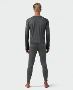 Stio Men's Basis Power Wool™ Crew - Moisture-Wicking Baselayer for Hiking, Running, Skiing & Snowboarding -Stio Sales Shop M Basis Power Wool Crew Boundary Black 5 5c610100 110d 4a85 9494 efc769ebfc00