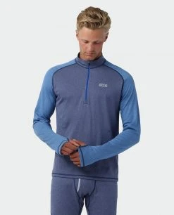 Stio Men's Basis Power Wool™ Zip Neck - Lightweight Baselayer for Hiking, Running, Skiing & Snowboarding -Stio Sales Shop M Basis Power Wool Half Zip Confluence 2 b1c588da 8a18 48fd 90d9 72b50a1d09c5