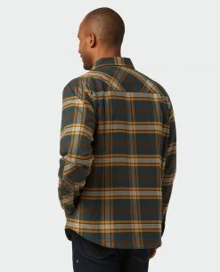 Stio Men's Buckhorn Insulated Snap Shirt - Warm Camp & Lifestyle Shirt -Stio Sales Shop M Buckhorn Insulated Snap Shirt Treeline Green Plaid 4