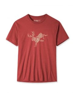 Stio Men's Bucking Jackalope Graphic Tee - Soft Cotton Casual Shirt