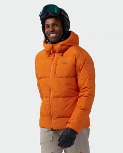 Stio Men's Colter INFINIUM™ Down Jacket - Lightweight, Waterproof, Insulated Jacket for Skiing & Lifestyle -Stio Sales Shop M Colter Infinium Down Jacket Burnt Orange 1