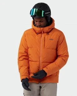 Stio Men's Colter INFINIUM™ Down Jacket - Lightweight, Waterproof, Insulated Jacket for Skiing & Lifestyle -Stio Sales Shop M Colter Infinium Down Jacket Burnt Orange 2