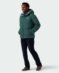 Stio Men's Colter INFINIUM™ Down Jacket - Lightweight, Waterproof, Insulated Jacket for Skiing & Lifestyle -Stio Sales Shop M Colter Infinium Down Jacket Treeline Green 7