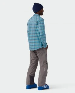 Stio Men's Eddy Slope Shirt - Versatile Camp & Lifestyle Shirt for Ski & Snowboard Enthusiasts -Stio Sales Shop M Eddy Slope Shirt Dusty Denim 6