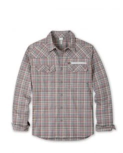 Stio Men's Eddy Slope Shirt - Versatile Camp & Lifestyle Shirt for Ski & Snowboard Enthusiasts -Stio Sales Shop M Eddy Slope Shirt LS Powder Fox Plaid
