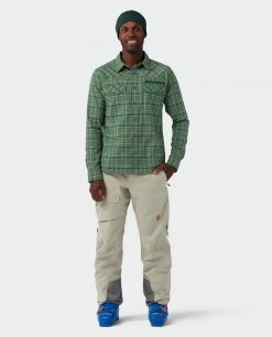 Stio Men's Eddy Slope Shirt - Versatile Camp & Lifestyle Shirt for Ski & Snowboard Enthusiasts -Stio Sales Shop M Eddy Slope Shirt LS Thicket Plaid 5