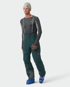 Stio Men's Environ Bib - Waterproof Ski & Snowboard Bib Pants -Stio Sales Shop M Environ Bib Treeline Green 1