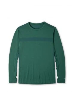 Stio Men's Basis® Seamless Tech Crew - Premium Baselayer for Running, Skiing & Snowboarding -Stio Sales Shop M Full Range Seamless Crew Thicket Heather