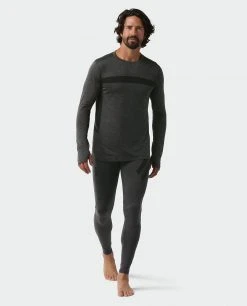 Stio Men's Basis® Seamless Tech Tight - High-Performance Baselayer for Running, Skiing & Snowboarding -Stio Sales Shop M Full Range Seamless Tight Boundary Black Heather 3