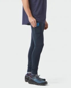 Stio Men's Glide Tech Tight - Performance Climbing, Hiking, & Running Pants 36 Stio Men's Glide Tech Tight - Performance Climbing, Hiking, & Running Pants -Stio Sales Shop M Glide Tech Tight Maritime Blue 6 Bottom