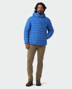 Stio Men's Hometown Down Hooded Jacket - Lightweight Insulated Jacket for Camping, Climbing, & Lifestyle -Stio Sales Shop M Hometown Down Hooded Jacket Alpine Lake 4