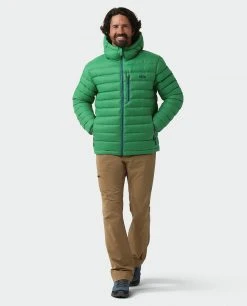 Stio Men's Hometown Down Hooded Jacket - Lightweight Insulated Jacket for Camping, Climbing, & Lifestyle -Stio Sales Shop M Hometown Down Hooded Jacket Bristlecone 4