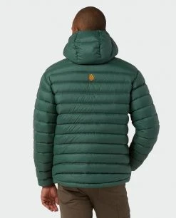 Stio Men's Hometown Down Hooded Jacket - Lightweight Insulated Jacket for Camping, Climbing, & Lifestyle -Stio Sales Shop M Hometown Down Hooded Jacket Treeline Green 5