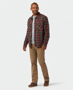 Stio Men's Hutkeeper Flannel Shirt - Premium Camp & Hike Shirt for Outdoor Lifestyle -Stio Sales Shop M Hutkeeper Flannel Shirt Magnet Plaid 4