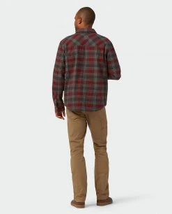Stio Men's Hutkeeper Flannel Shirt - Premium Camp & Hike Shirt for Outdoor Lifestyle -Stio Sales Shop M Hutkeeper Flannel Shirt Magnet Plaid 5