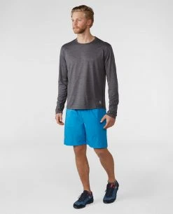 Stio Men's Icefloe Tech Tee LS - Lightweight Long-Sleeve Shirt for Outdoor Adventures -Stio Sales Shop M Icefloe Tech Tee LS Scorched Rock 3