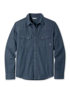 Stio Men's Junction Midweight Flannel Shirt - Camp, Lifestyle, Ski & Snowboard -Stio Sales Shop M Junction Midweight Flannel Mountain Shadow Backup