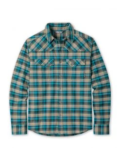 Stio Men's Junction Midweight Flannel Shirt - Camp, Lifestyle, Ski & Snowboard