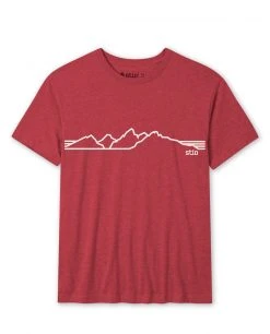 Stio Men's Teton Elevations Graphic Tee - Comfortable & Stylish -Stio Sales Shop M Linear Teton Tee Red Heather ac313ec0 0433 4bd9 9044 9e6df9d41a26