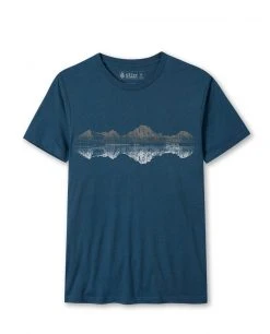 Stio Men's Mountain Mirror Graphic Tee - Premium Outdoor Casual Shirt -Stio Sales Shop M Mountain Mirror Tee Steal Blue Heather 7fe16d1d 0765 4905 8108 71a8a6d701f4