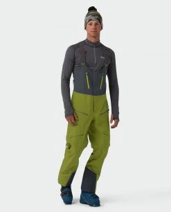 Stio Men's Objective Pro Bib - Premium Ski & Snowboard Pants for Men 27 Stio Men's Objective Pro Bib - Premium Ski & Snowboard Pants for Men -Stio Sales Shop M Objective Pro Bib Forest Olive 2