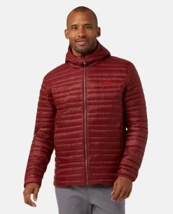 Stio Men's Pinion Down Hooded Jacket - Lightweight Insulated Jacket for Camping, Hiking & Skiing 62 Stio Men's Pinion Down Hooded Jacket - Lightweight Insulated Jacket for Camping, Hiking & Skiing -Stio Sales Shop M Pinion Down Hooded Jacket Roasted Beet 1