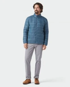 Stio Men's Pinion Down Sweater - Lightweight Insulated Jacket for Camping, Hiking & Skiing 60 Stio Men's Pinion Down Sweater - Lightweight Insulated Jacket for Camping, Hiking & Skiing -Stio Sales Shop M Pinion Down Sweater Sturdy Blue 1 Full