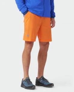 Stio Men's Second Light Short - Lightweight Hiking & Running Shorts -Stio Sales Shop M Second Light Short Orange Peel 3 Bottom
