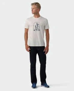 Stio Men's Ski The Tetons Graphic Tee - Comfortable & Stylish Skiing Apparel -Stio Sales Shop M Ski The Tetons Tee Off White 3