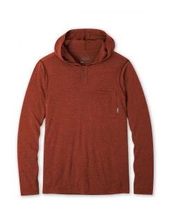 Stio Men's Tipton Tech Hooded Henley - Versatile Camp, Hike & Ski Hoodie