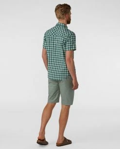 Stio Men's Tusky Canvas Shorts - Durable Camp & Lifestyle Shorts -Stio Sales Shop M Tusky Canvas Short Lily Pad 4