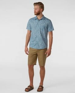 Stio Men's Tusky Canvas Shorts - Durable Camp & Lifestyle Shorts -Stio Sales Shop M Tusky Short Elmwood 3