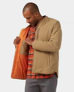 Stio Men's West Butte Insulated Jacket - Lightweight, Warm, and Stylish Outdoor Jacket -Stio Sales Shop M West Butte Insulated Jacket Boot Brown 3