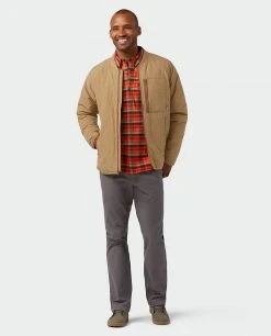 Stio Men's West Butte Insulated Jacket - Lightweight, Warm, and Stylish Outdoor Jacket -Stio Sales Shop M West Butte Insulated Jacket Boot Brown 7