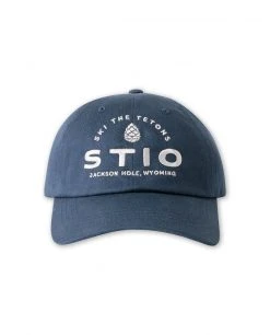 Stio Ski The Tetons Hat - Premium Winter Beanie for Skiing & Outdoor Activities -Stio Sales Shop Ski The Teton Dap Cap Navy Front