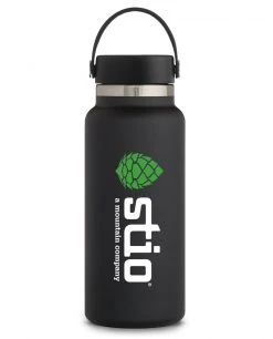 Stio Hydro Flask 32oz Wide Mouth Bottle - Insulated Stainless Steel Water Bottle for Lifestyle & Outdoor Use