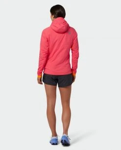 Stio Women's Alpiner Hooded Jacket - Lightweight Insulated Jacket for Camping, Hiking, Skiing & Outdoor Activities -Stio Sales Shop W Alpiner Hooded Jacket Azalea Bloom 2 Full