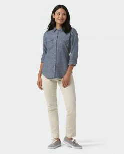 Stio Women's Ashton Chambray Shirt - Stylish & Comfortable Casual Shirt 42 Stio Women's Ashton Chambray Shirt - Stylish & Comfortable Casual Shirt -Stio Sales Shop W Ashton Chambray Shirt Medium Chambray 4 faf772d2 d6d5 4231 8251 4d56ae6fc739