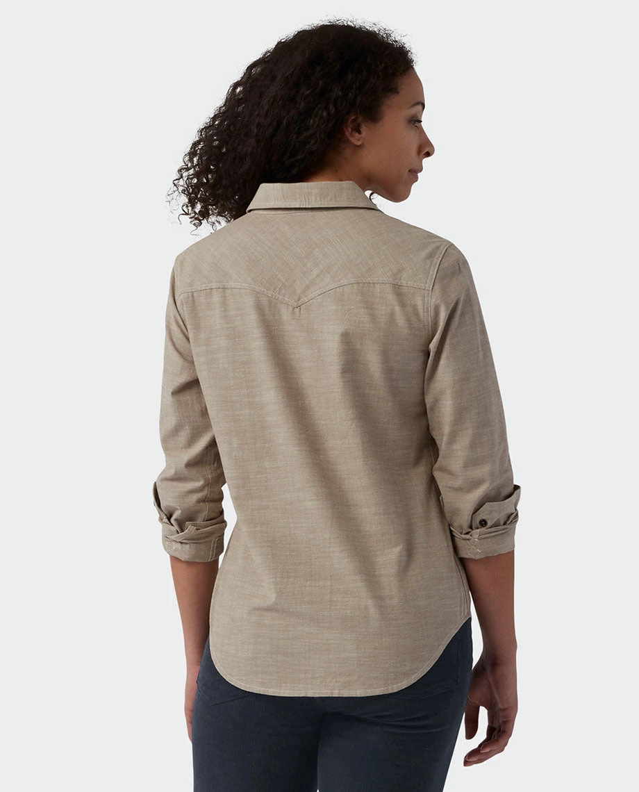 Stio Women's Ashton Chambray Shirt - Stylish & Comfortable Casual Shirt 16 Stio Women's Ashton Chambray Shirt - Stylish & Comfortable Casual Shirt - Image 16