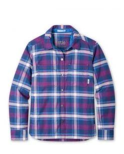 Stio Women's Buckhorn Insulated Snap Shirt - Warm & Stylish Camp Shirt