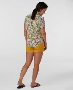 Stio Women's CFS Board Shorts - Lightweight & Quick-Drying Hiking & Paddle Shorts -Stio Sales Shop W CFS Board Short Amber Resin 4