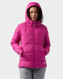 Stio Women's Colter INFINIUM™ Down Jacket - Waterproof Insulated Ski & Snowboard Jacket for Women 32 Stio Women's Colter INFINIUM™ Down Jacket - Waterproof Insulated Ski & Snowboard Jacket for Women -Stio Sales Shop W Colter Infinium Down Jacket Backyard Berry 3