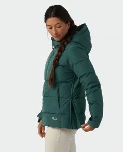 Stio Women's Colter INFINIUM™ Down Jacket - Waterproof Insulated Ski & Snowboard Jacket for Women 40 Stio Women's Colter INFINIUM™ Down Jacket - Waterproof Insulated Ski & Snowboard Jacket for Women -Stio Sales Shop W Colter Infinium Down Jacket Treeline Green 2