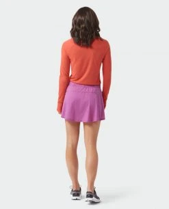 Stio Women's Divide Tee LS - Lightweight Long Sleeve Shirt for Camping, Hiking, and Outdoor Lifestyle -Stio Sales Shop W Divide Tech Tee LS Azalea Bloom 2 Full